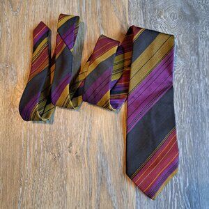 Vintage B.J. Ernst Wide Stripe Neck Tie